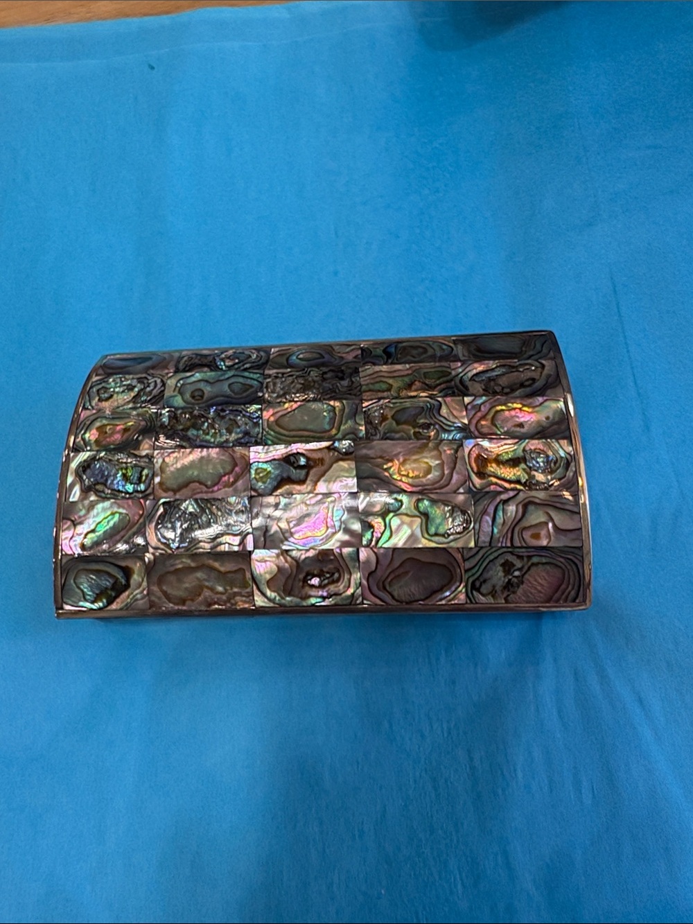 Abalone Shell Mosaic Jewelry Box